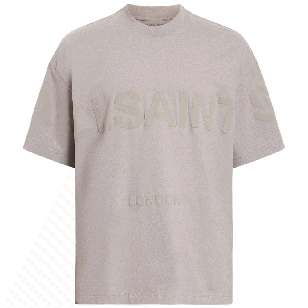 AllSaints Biggy Oversized Logo Print T-Shirt